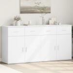 vidaXL 2 db fehér szerelt fa tálalószekrény 79 x 38 x 80 cm (3276616)