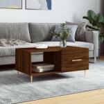 vidaXL barna tölgyszínű szerelt fa dohányzóasztal 90 x 50 x 40 cm (829203)