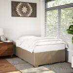 vidaXL ágykeret matrac nélkül cappuccino színű 120x190 cm műbőr (3284551)