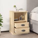 vidaXL 2 db sonoma tölgy színű éjjeliszekrény 43 x 36 x 60 cm (816335)