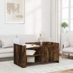 vidaXL füstös tölgy színű szerelt fa dohányzóasztal 100 x 50 x 50 cm (848364)