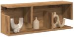 vidaXL kézműves tölgy színű szerelt fa faliszekrény 80 x 20 x 30 cm (854840)