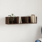 vidaXL barna tölgy színű szerelt fa faliszekrény 75x18x16, 5 cm (840441) - vidaxl