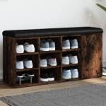 vidaXL füstös tölgy színű szerelt fa cipőpad 102 x 32 x 50 cm (835093)