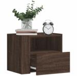 vidaXL 2 db barna tölgy színű fali éjjeliszekrény 45 x 30 x 35 cm (848324)