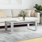 vidaXL betonszürke szerelt fa dohányzóasztal 102x50x35 cm (823362)