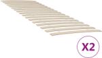vidaXL 2 db 34 léces ágyrács 80x200 cm (3203720) - vidaxl