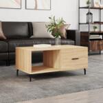 vidaXL sonoma tölgy színű szerelt fa dohányzóasztal 90 x 50 x 40 cm (829231)