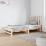 vidaXL tömör fenyőfa kihúzható kanapéágy 2x(90x190) cm (3124752)