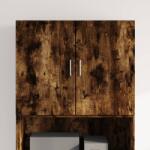 vidaXL füstös tölgy színű szerelt fa faliszekrény 80 x 42, 5 x 64 cm (846135)