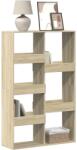 vidaXL sonoma tölgy színű szerelt fa könyvespolc 100 x 33 x 155, 5 cm (3309395) - vidaxl