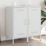 vidaXL 2 db fehér acél tálalószekrény 36 x 39 x 79 cm (843023)