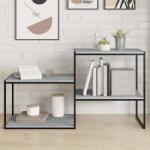 vidaXL 4 db szürke sonoma színű szerelt fa fali polc 60 x 50 x 1, 5 cm (838251)