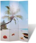 vidaXL tengerpart mintás paraván 120 x 170 cm (240474)