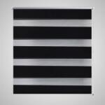 vidaXL Zebra roló 140 x 175 cm Fekete (240224)