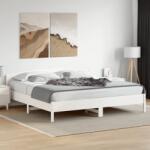 vidaXL fehér tömör fenyőfa ágy matrac nélkül 180 x 200 cm (3216192)