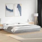 vidaXL sonoma tölgyszínű szerelt fa ágykeret 200 x 200 cm (3281166)