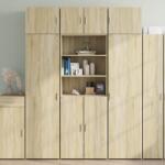 vidaXL sonoma tölgy színű szerelt fa tárolószekrény 70 x 42, 5 x 225 cm (3281317)