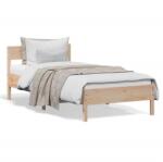 vidaXL tömör fenyőfa ágy matrac nélkül 75 x 190 cm (842782)