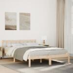 vidaXL tömör fenyőfa extra hosszú ágykeret matrac nélkül 160 x 210 cm (852436)