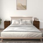 vidaXL 2 db barna tölgyszínű éjjeliszekrény 40 x 35 x 70 cm (819707)