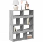 vidaXL szürke sonoma színű szerelt fa könyvespolc 100 x 33 x 125, 5 cm (3309362)