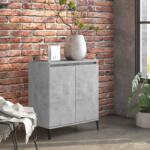 vidaXL betonszürke szerelt fa tálalószekrény 60 x 35 x 70 cm (806080)