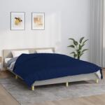 vidaXL kék szövet súlyozott takaró 200 x 200 cm 9 kg (350742)