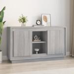 vidaXL szürke sonoma színű szerelt fa tálalószekrény 102x35x60 cm (831883)