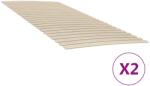 vidaXL 2 db 48 léces ágyrács 100x200 cm (3203726)