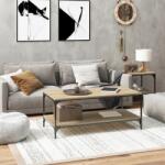 vidaXL sonoma tölgy színű szerelt fa dohányzóasztal 80 x 50 x 40 cm (819368)