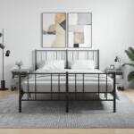 vidaXL 2 db szürke sonoma színű szerelt fa éjjeliszekrény 40x35x47, 5cm (827497)