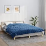 vidaXL kék szövet súlyozott takaró 200 x 230 cm 9 kg (3154858)