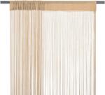 vidaXL 2 db bézs zsinórfüggöny 140 x 250 cm (132405)