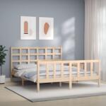 vidaXL tömör fenyőfa ágy matrac nélkül 160 x 200 cm (3192111)
