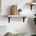 vidaXL tömör bükkfa fali polc 60 x 20 x 4 cm (356018)