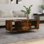 vidaXL füstös tölgy színű szerelt fa dohányzóasztal 102 x 50 x 40 cm (829273)
