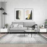 vidaXL 2 db magasfényű fehér szerelt fa dohányzóasztal 50 x 46 x 35 cm (830881)