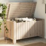 vidaXL RANA tömör fenyőfa tárolóláda fedéllel 100 x 49 x 54 cm (4002331)