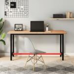 vidaXL tömör bükkfa és fém munkaasztallap 150x55x81, 5 cm (3188905)