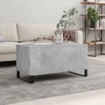 vidaXL betonszürke szerelt fa dohányzóasztal 90x44, 5x45 cm (830984)