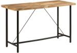 vidaXL tömör mangófa és vas bárasztal 180 x 70 x 107 cm (356383)
