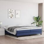 vidaXL kék szövet ágykeret matrac nélkül 200 x 200 cm (3120546)