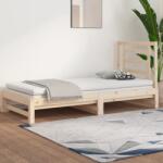 vidaXL tömör fenyőfa kihúzható kanapéágy 2x(90x190) cm (3108612)