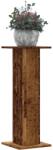 vidaXL 2 db antik fa színű szerelt fa növénytartó állvány 30x30x80 cm (3307871) - vidaxl