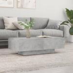 vidaXL betonszürke szerelt fa dohányzóasztal 100x49, 5x31 cm (833891)