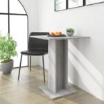 vidaXL szürke sonoma színű szerelt fa bisztróasztal 60 x 60 x 75 cm (815103)