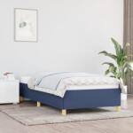 vidaXL ágykeret matrac nélkül kék 80x200 cm szövet (347123)