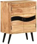vidaXL tömör akácfa komód 57 x 34 x 75 cm (322677)