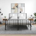 vidaXL 2 db sonoma tölgy színű szerelt fa éjjeliszekrény 40x41x50 cm (825876)